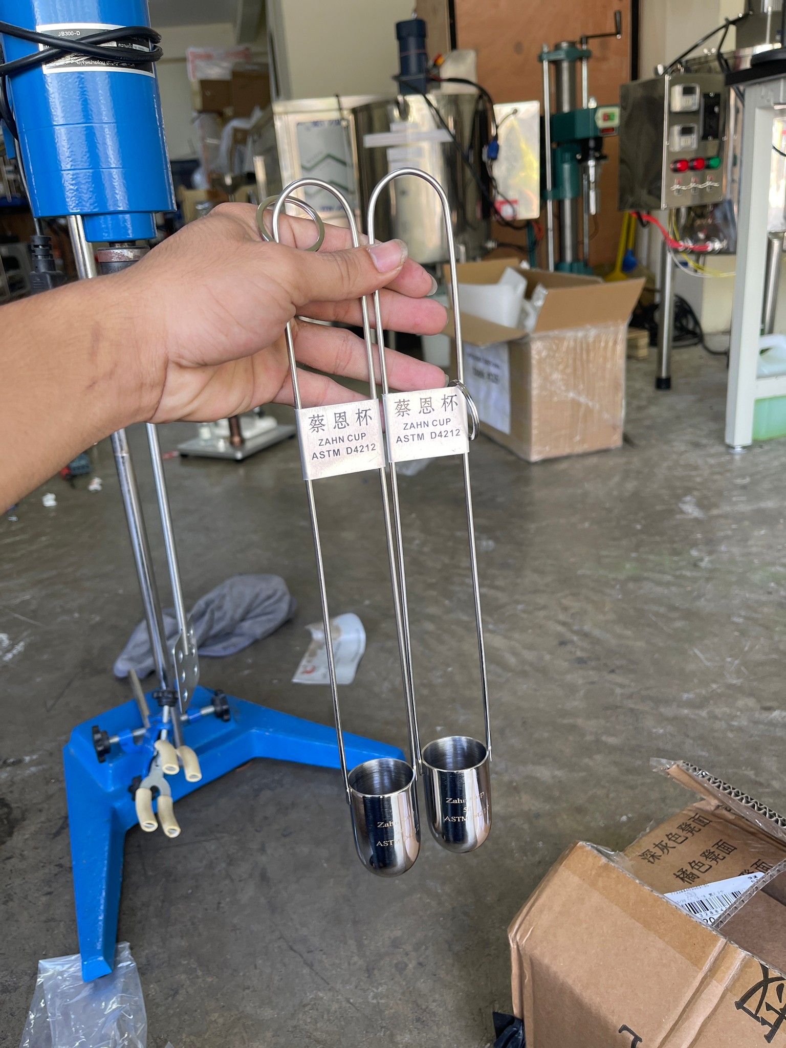 🌈12286 อุปกรณ์วัดความหนืดแบบถ้วย ZAHN