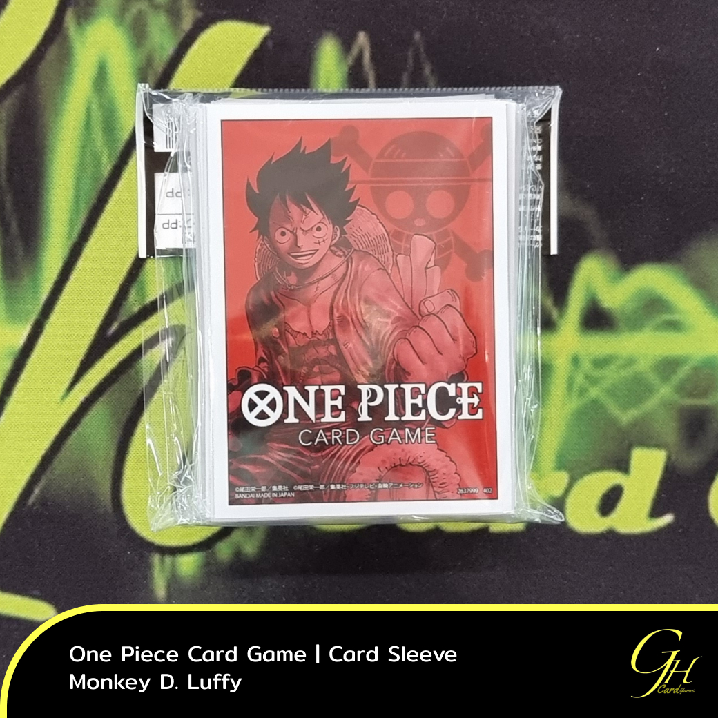One Piece Card Game [Sleeve001-01] One Piece Card Sleeve - Monkey D. Luffy