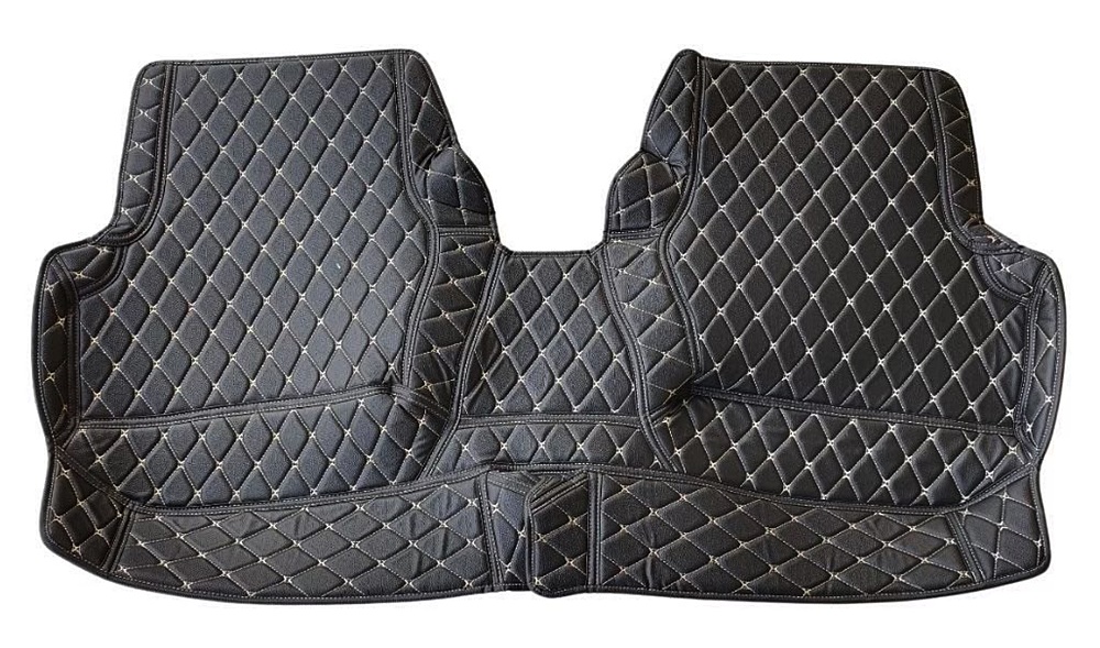 CHEVROLET ZAFIRA พรมรถยนต์6D เชฟโรเลต ซาฟิร่า สีดำด้ายครีม เข้ารูป เต็มคัน