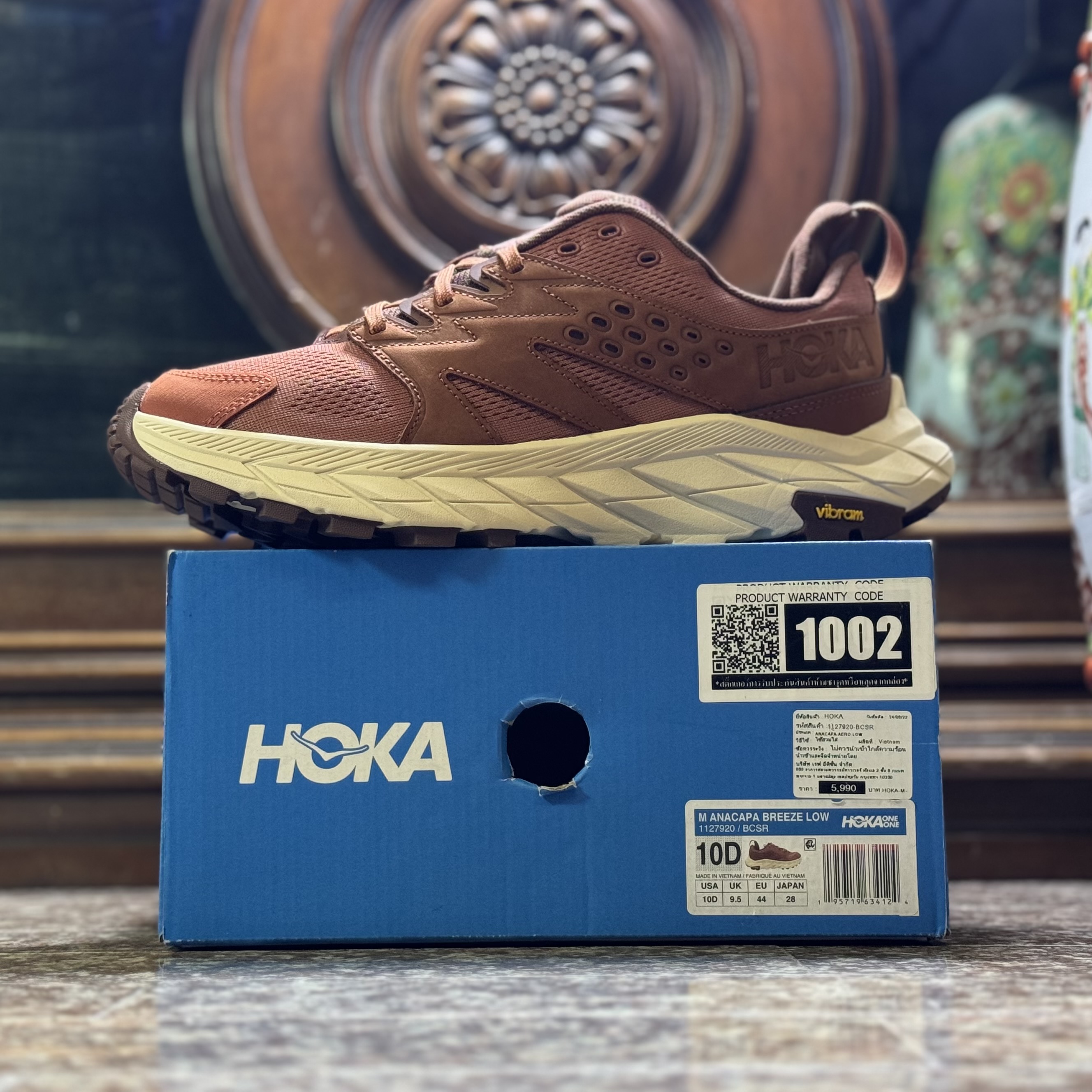รองเท้าเดินป่า HOKA Anacapa Breeze Low ‘Baked Clay’ (M7-15US)