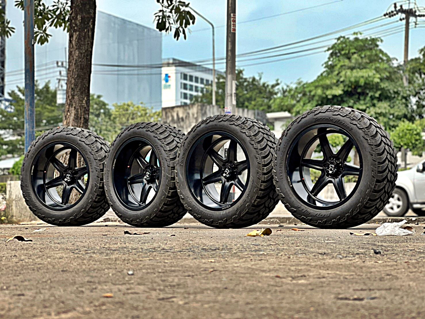 FORD RANGER ล้อ HOSTILE H117 ขอบ22 ที่ STEP9