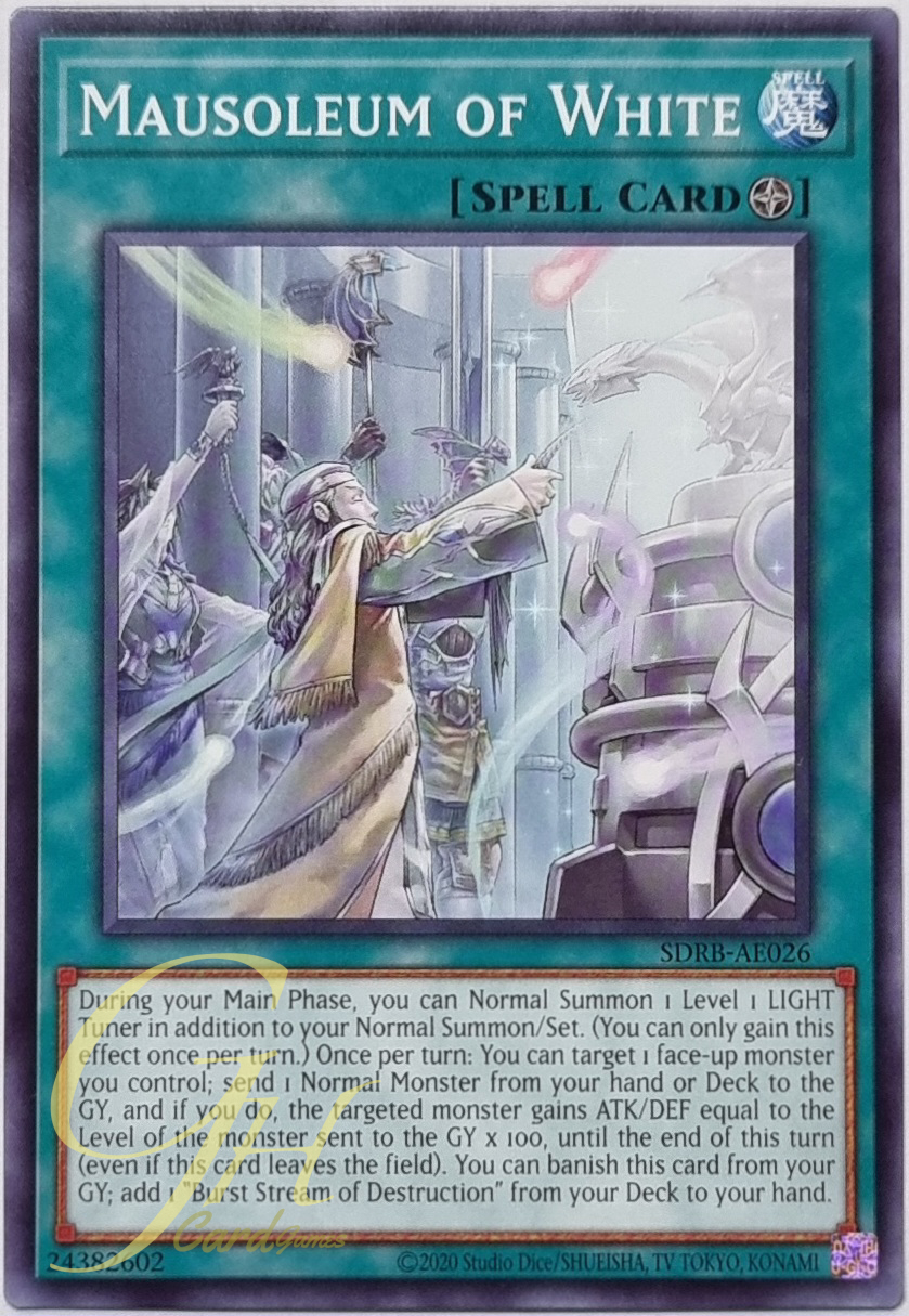 Yugioh [SDRB-AE026] Mausoleum of White (Common)