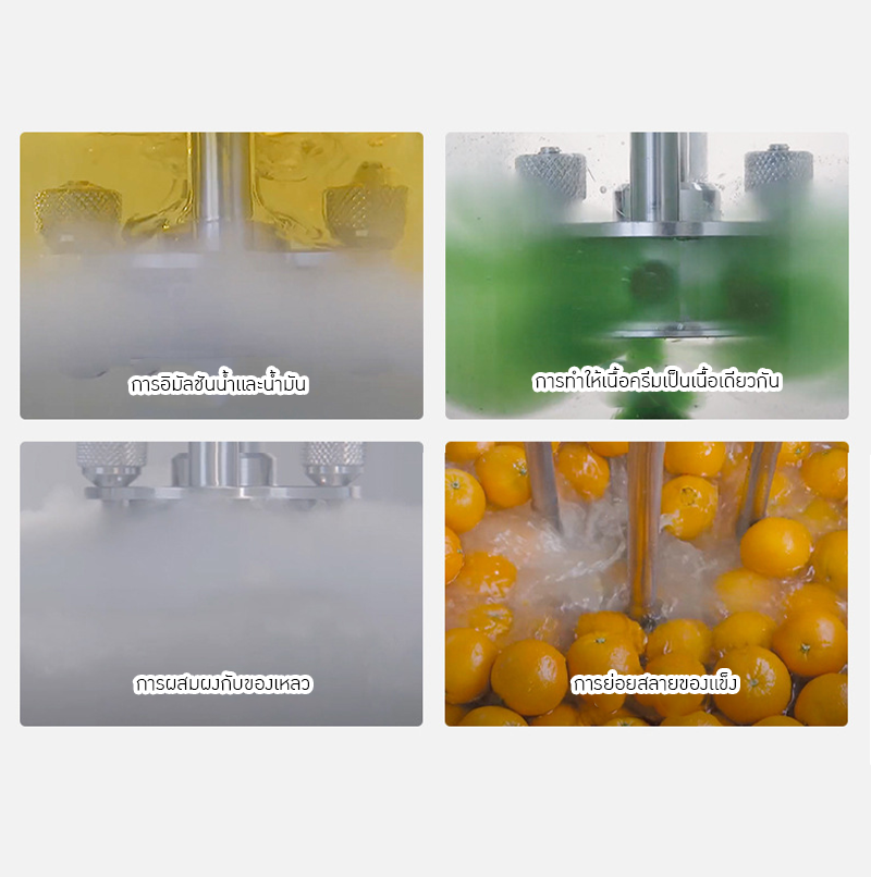 เครื่องผสมอิมัลชันให้ความร้อนสแตนเลส ER-B