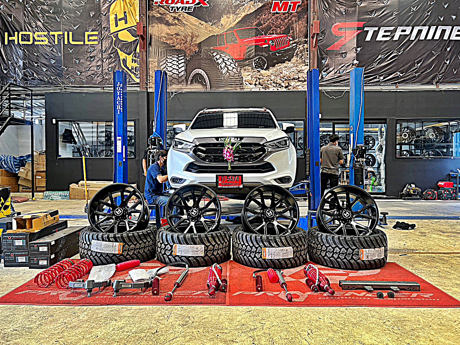 ล้อแท้ HOSTILE H113 ขอบ22 ใส่ MU-X แต่งเมกา