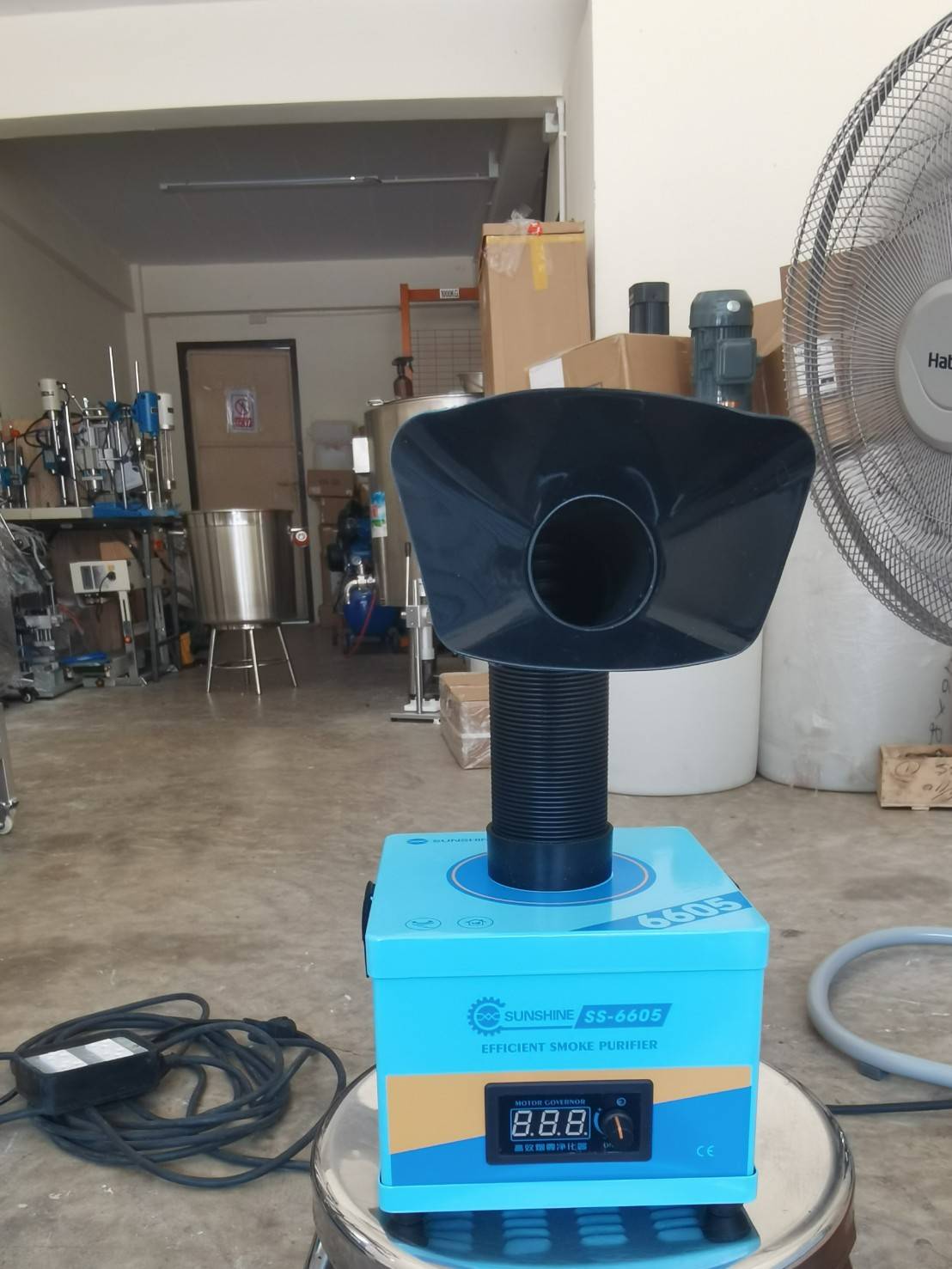 16640 เครื่องดูดควันมินิ powerful smoke purifier SS-6605