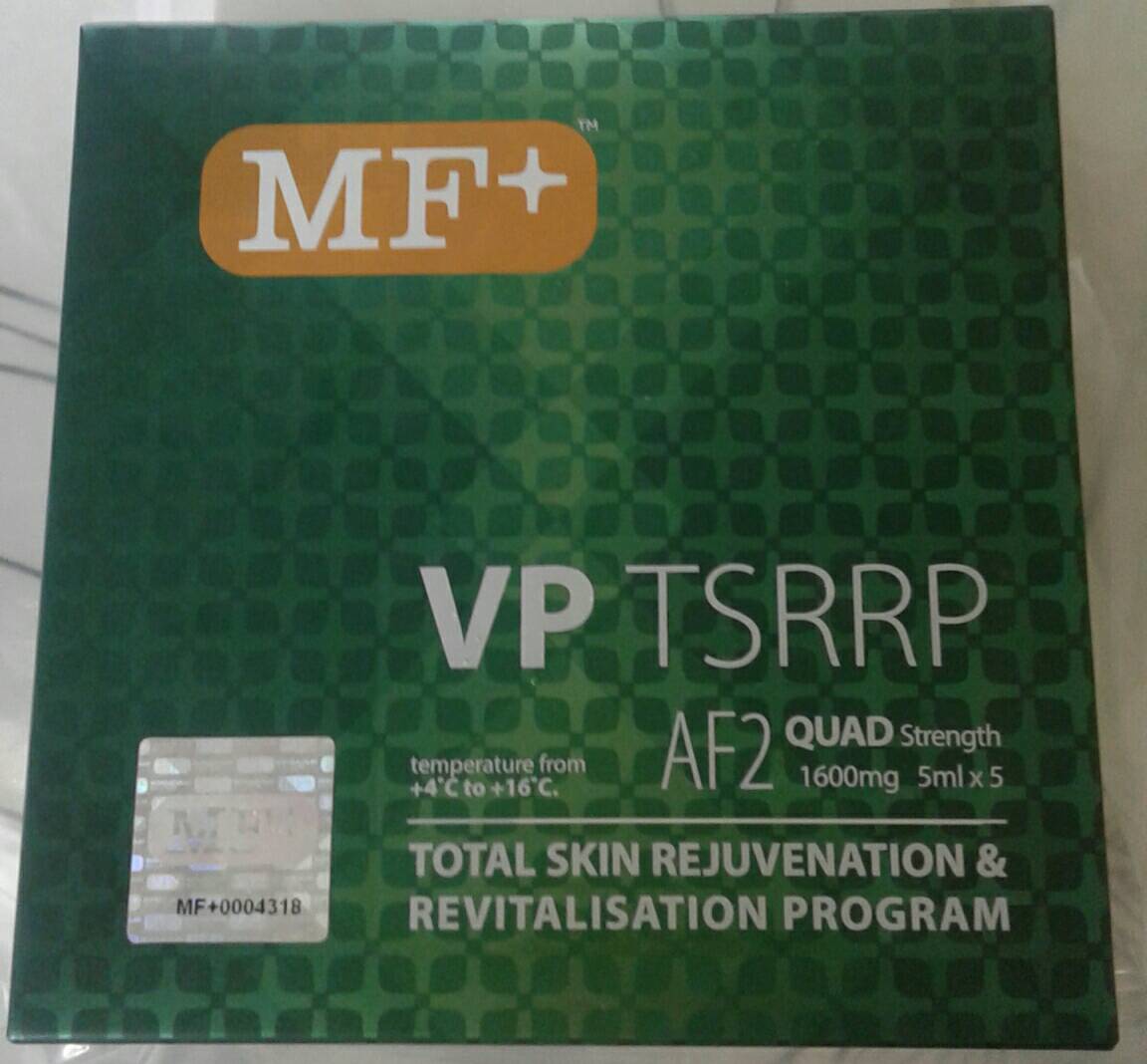 MF Plus VP TSRRP AF2 Total Skin Rejuvenation and Revitalization Program (Vegetal Placenta) Look And Feel Younger
