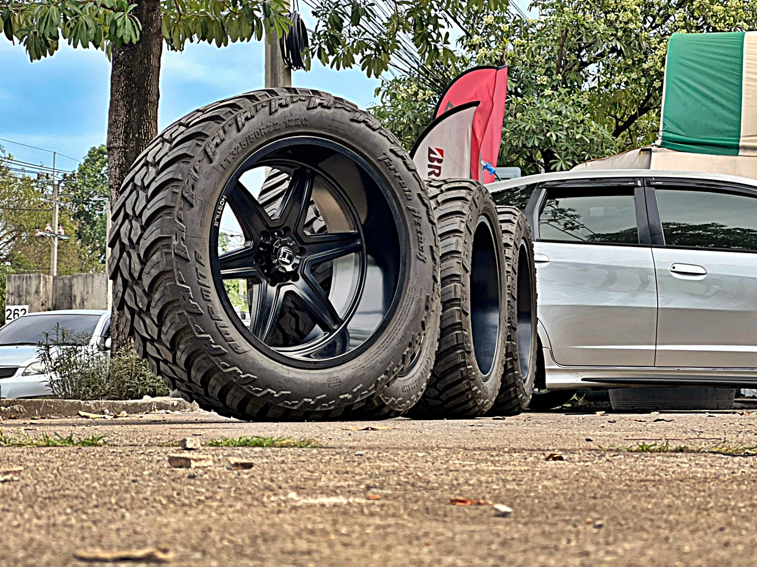 FORD RANGER ล้อ HOSTILE H117 ขอบ22 ที่ STEP9