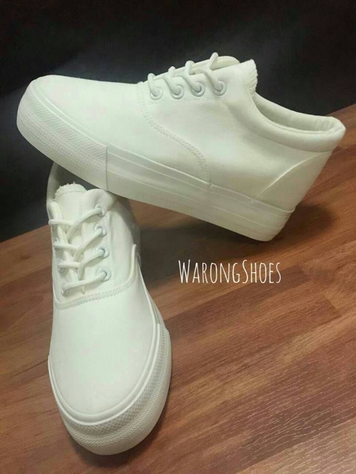 ผ้าใบสูง 5 เซน เสริมส้นด้านใน