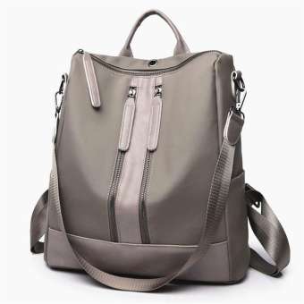 Women's shoulder bag designer luxury casual oxford ladies backpack 2018 fashion women's shoulder strap middle double zipper bags