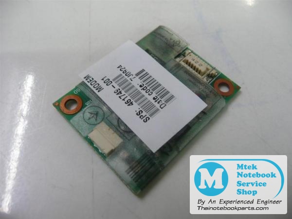 MT01108 การ์ด Modem Card HP DV4 DV5 DV7 Compaq CQ40 CQ45 - 461749-001,T60M951.35 (มือสอง) 2