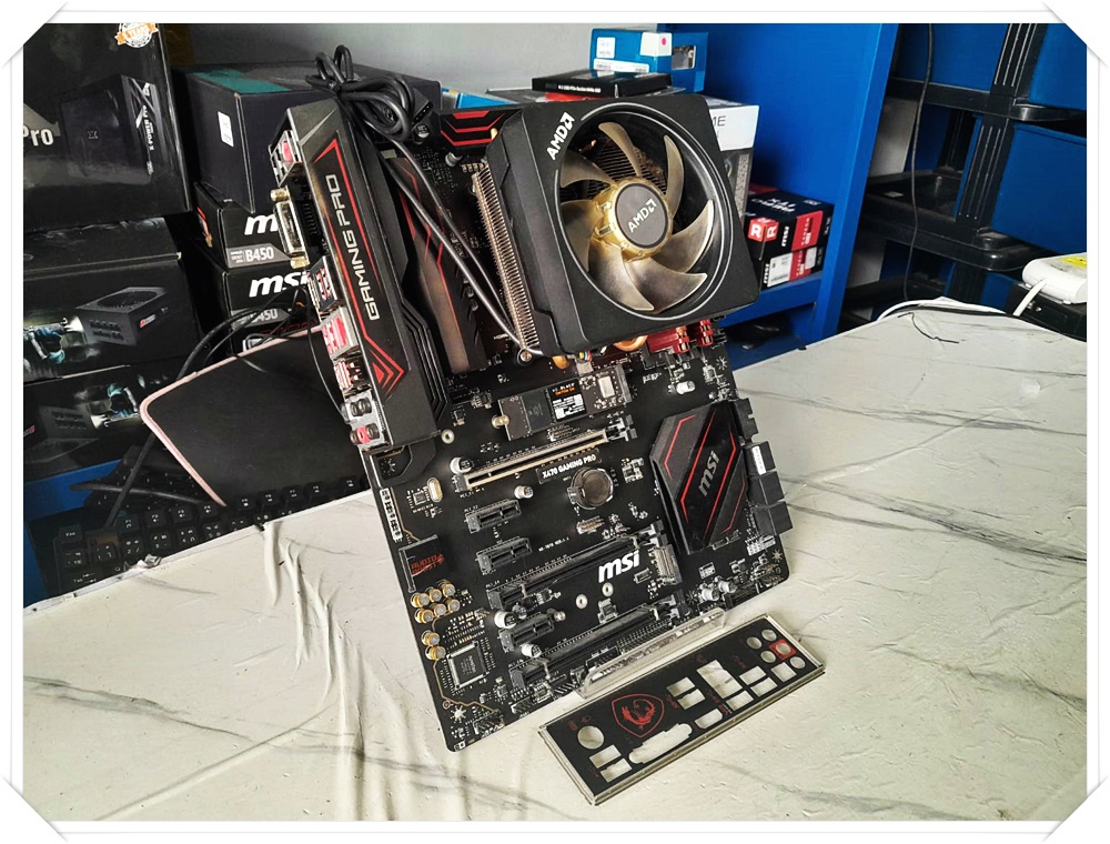 ** มือ 2 ** ชุดเช็ตแรงๆ upgrade RYZEN7 2700X + MB +RAM 16G +M.2 500G