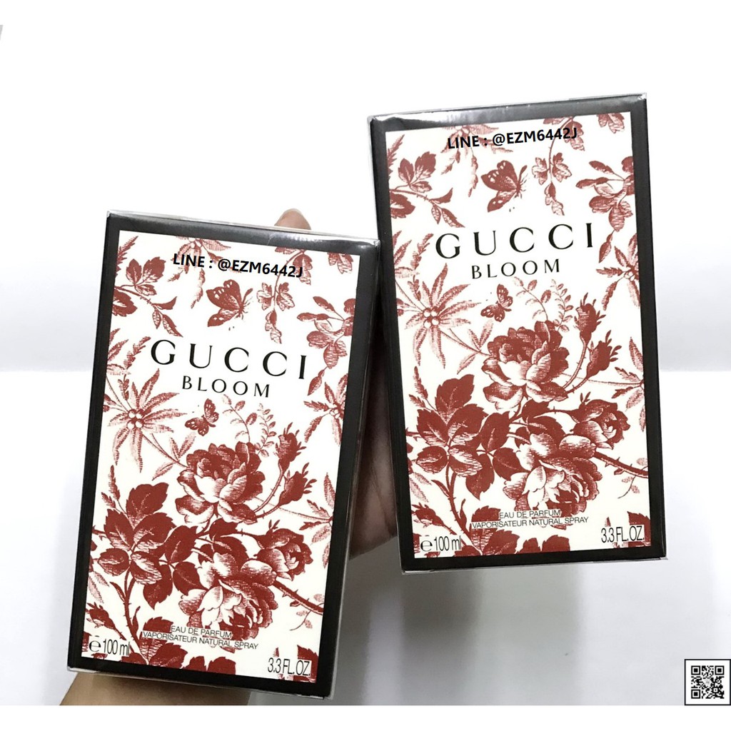 น้ำหอมแท้ GUCCI BLOOM EDP FOR WOMEN EAU DE PARFUM SPRAY 100 ML ของใหม่ กล่องซีล เหมือนกับห้าง