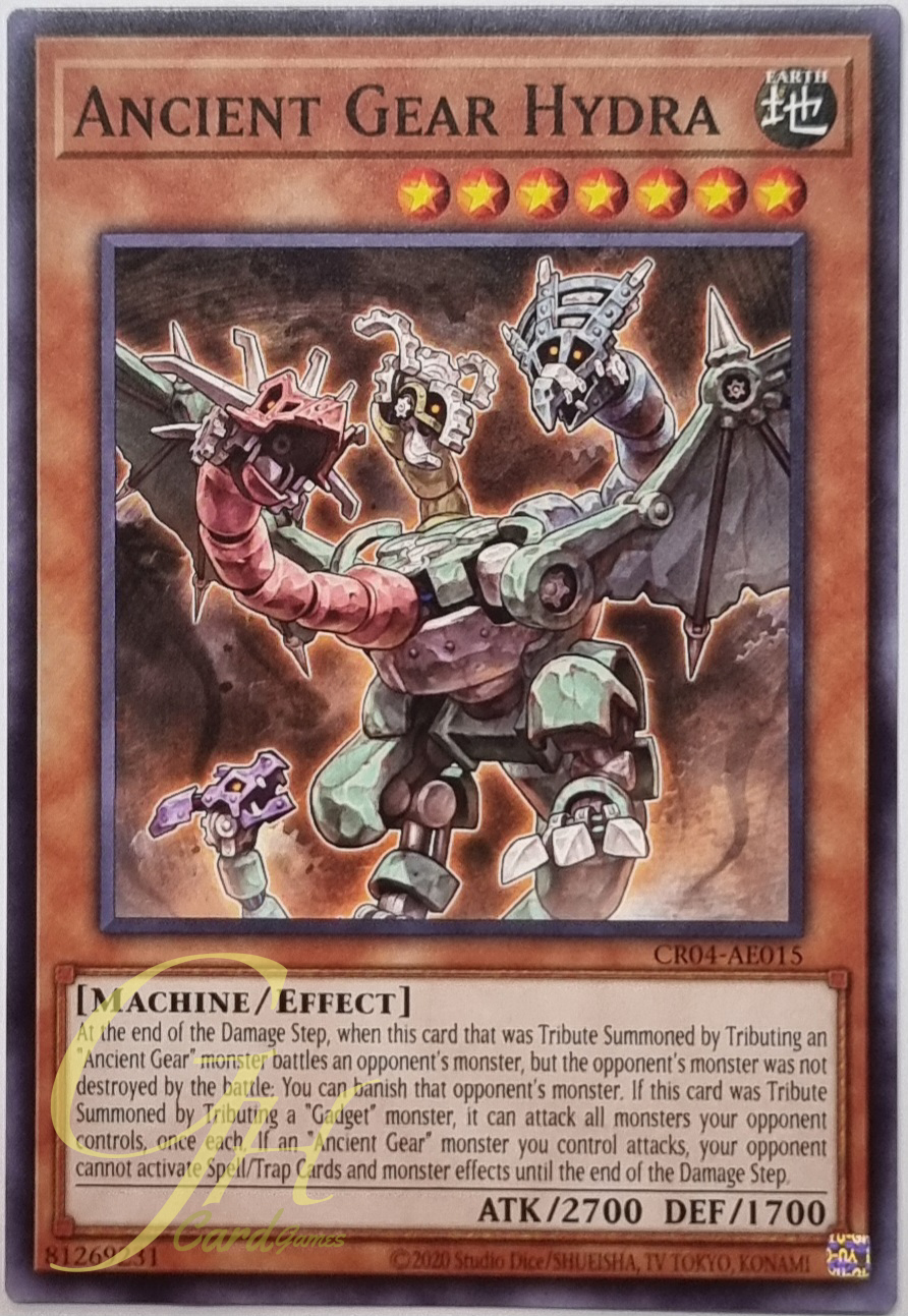 Yugioh [CR04-AE015] Ancient Gear Hydra (Common)