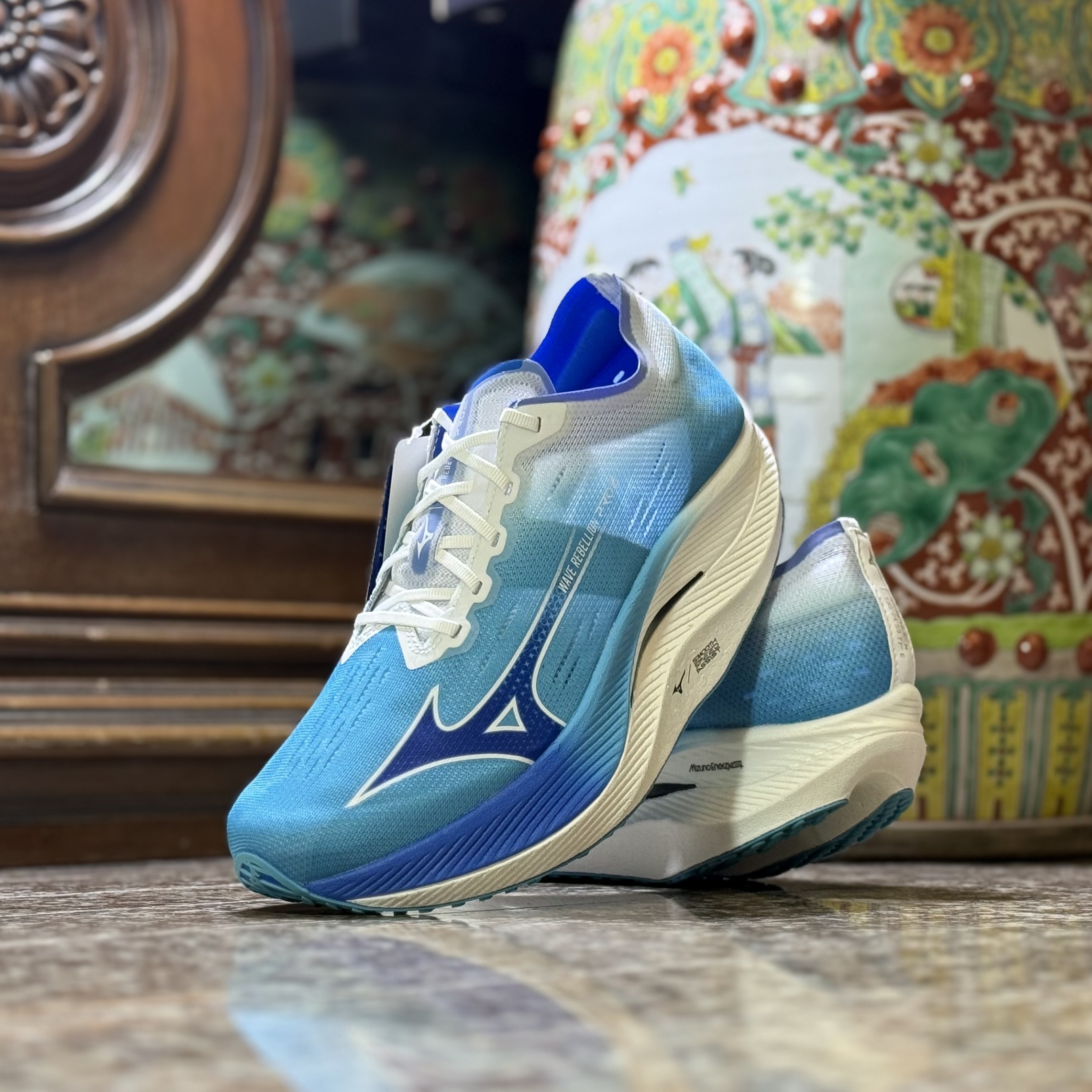 รองเท้าวิ่ง Mizuno Wave Rebellion Pro 2 ‘River Blue’ (M8/8.5/11/11.5US)