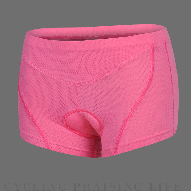 กางเกงจักรยาน Boxer CheJi กางเกงสีชมพู เป้าเจลสีชมพู สำหรับผู้หญิง