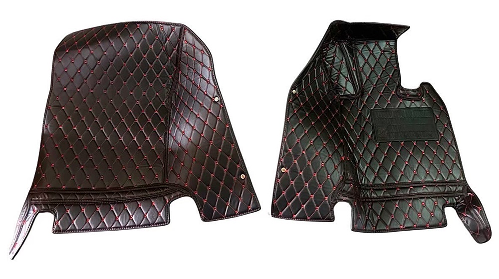 BMW X6 F16 ปี2015-20 พรมรถยนต์6D QJ บีเอ็มดับเบิ้ลยู สีดำด้ายแดง หนาพิเศษ เข้ารูป เต็มคัน 6ชิ้น