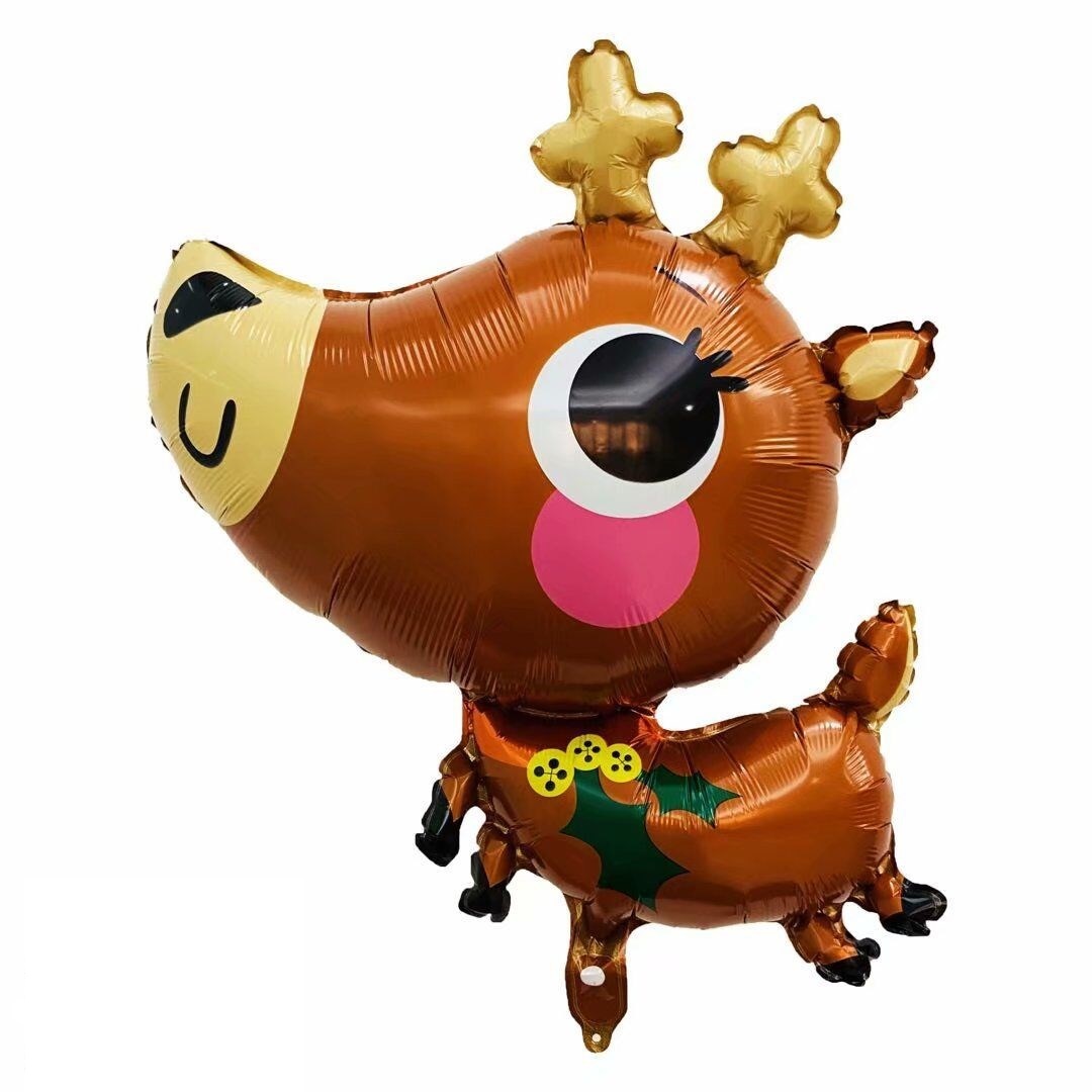 REINDEER FOIL BALLOON /ลูกโป่งกวางเรนเดียร์ (62*82cm)