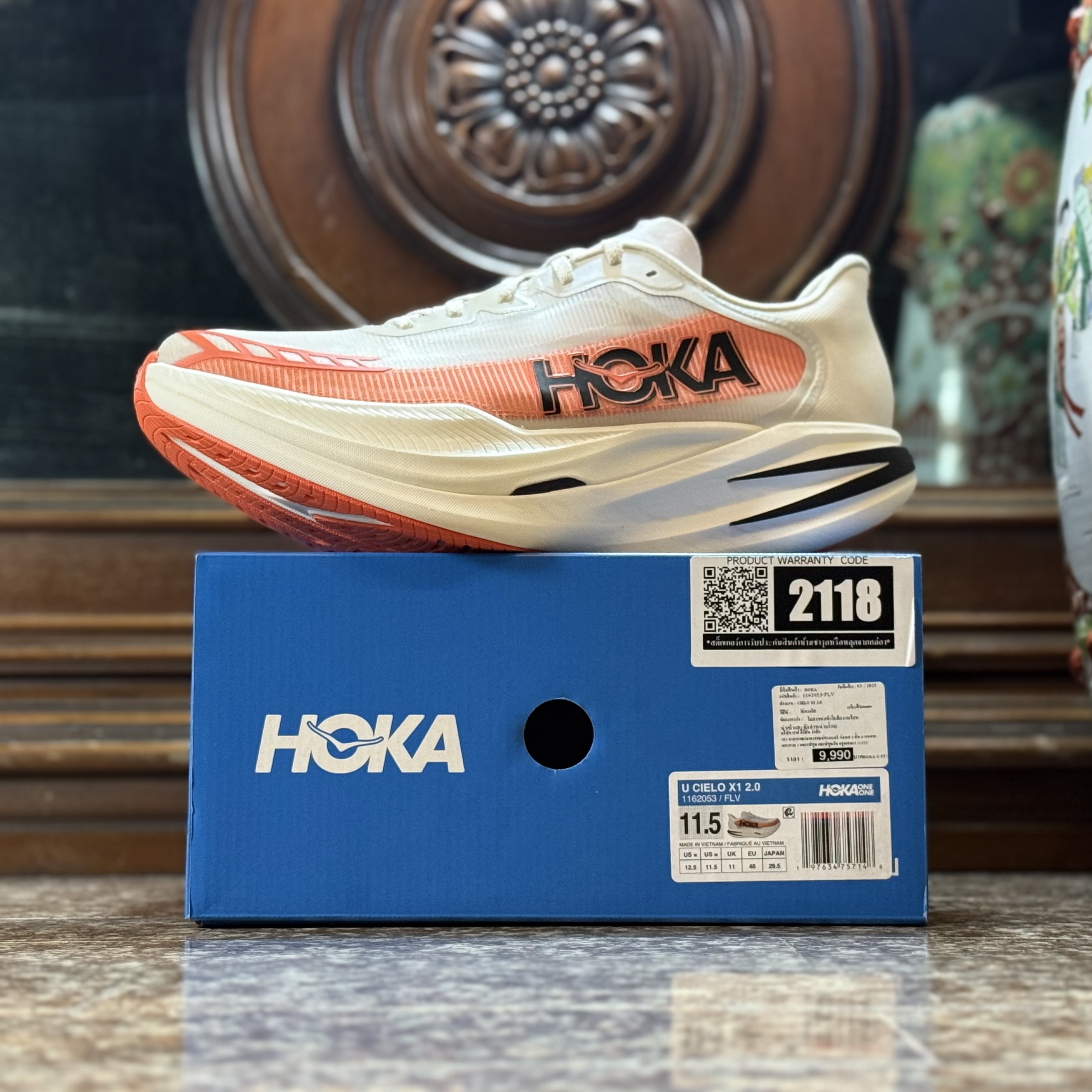 รองเท้าวิ่ง HOKA Cielo X1 2.0 #มือ2 (M11.5US)