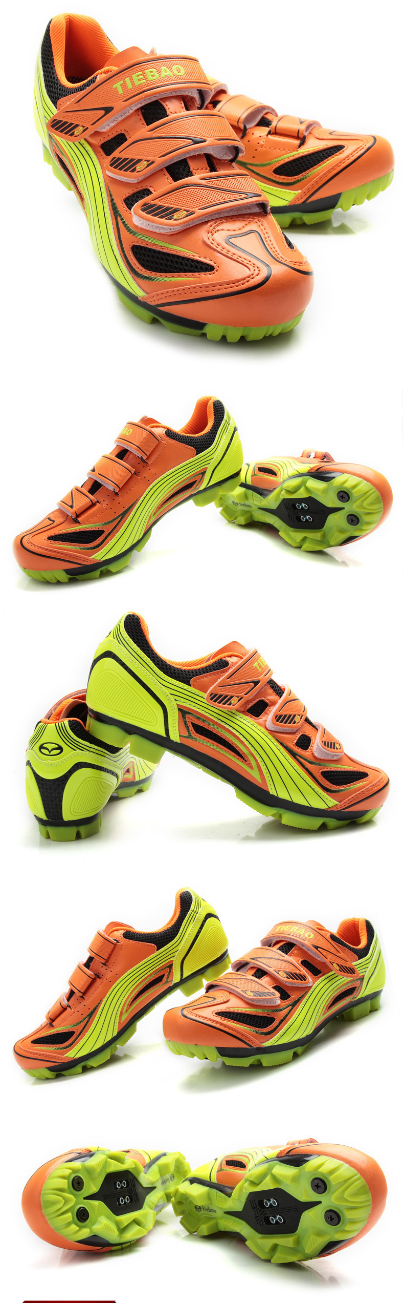รองเท้าจักรยานเสือภูเขา TIEBAO รุ่น TB15-B1235 สีดำแดง