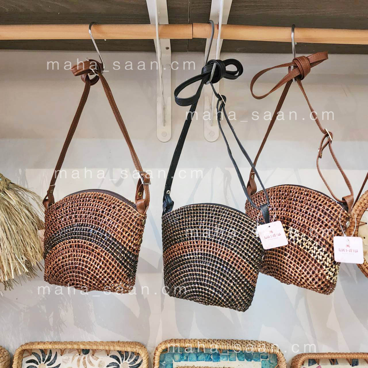 กระเป๋าสานย่านลิเภา สะพาย สานละเอียด 🥞