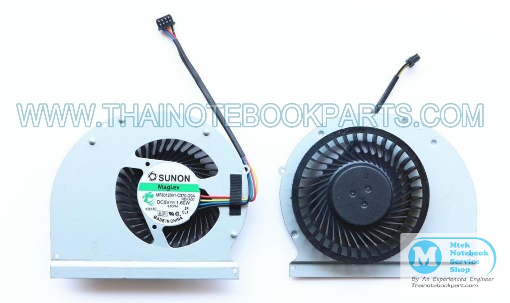 MT08184 พัดลมระบายความร้อนโน๊ตบุ๊ค Dell Latitude E6430 MF60120V1-C370-G9A Cooling Fan (สินค้าใหม่) 1