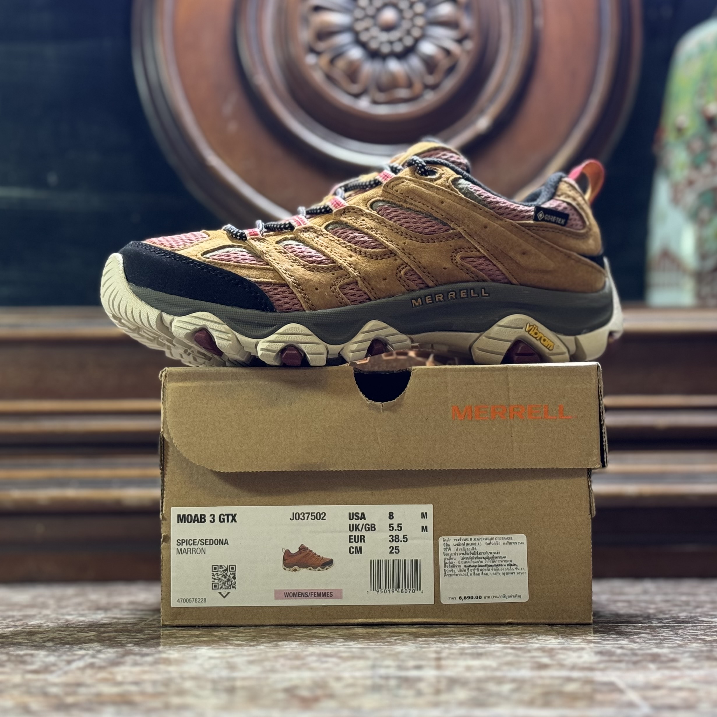 รองเท้าเดินป่า Merrell MOAB 3 GTX Women ‘Spice/Sedona‘ (W7US)