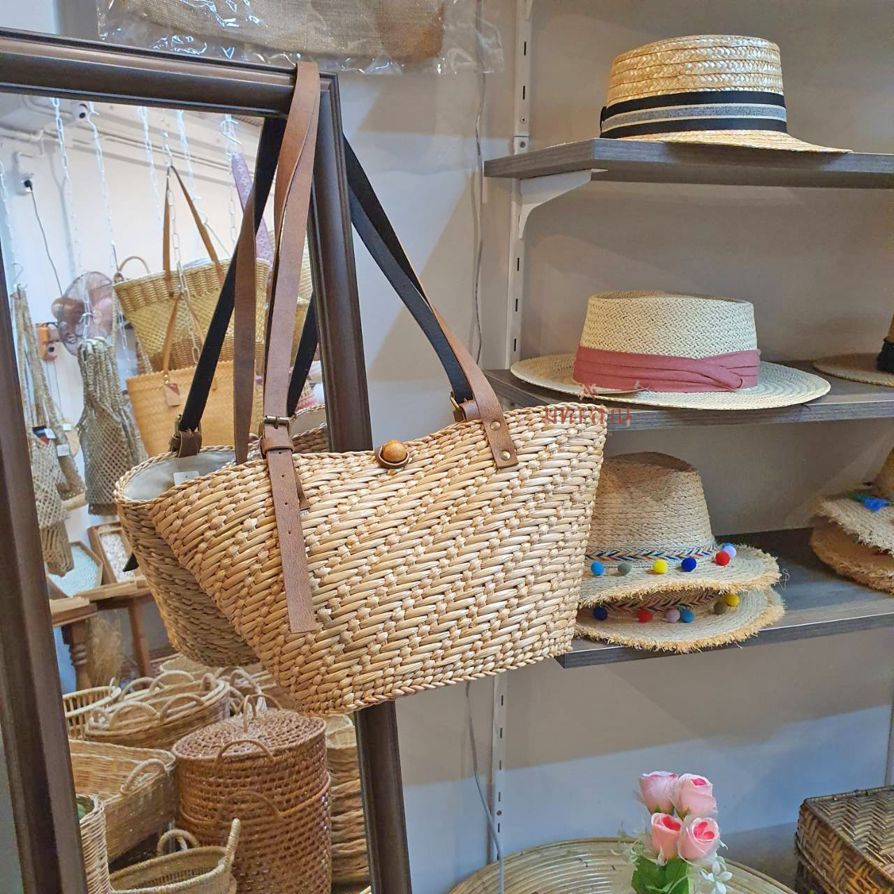 กระเป๋าไปทะเล กระเป๋าสะพายข้าง กระเป๋าสายหนัง กระเป๋าสาน กระเป๋าเกาหลี 🏖