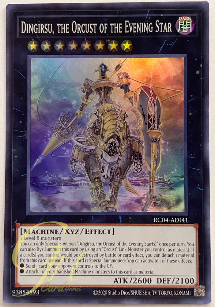 Yugioh [RC04-AE041] Dingirsu, the Orcust of the Evening Star (Super Rare)