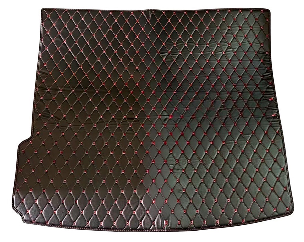 BMW X6 F16 ปี2015-20 พรมรถยนต์6D QJ บีเอ็มดับเบิ้ลยู สีดำด้ายแดง หนาพิเศษ เข้ารูป เต็มคัน 6ชิ้น