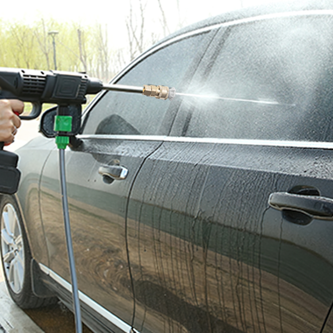 🌈13156 ปืนฉีดน้ำแรงดันสูงไร้สาย ใช้งานง่าย ประสิทธิภาพสูง กำลัง 300w 48v 10000mAH ใช้ได้นาน 60 นาที เหมาะกับล้างรถ ล้างแอร์ รถน้ำต้นไม้