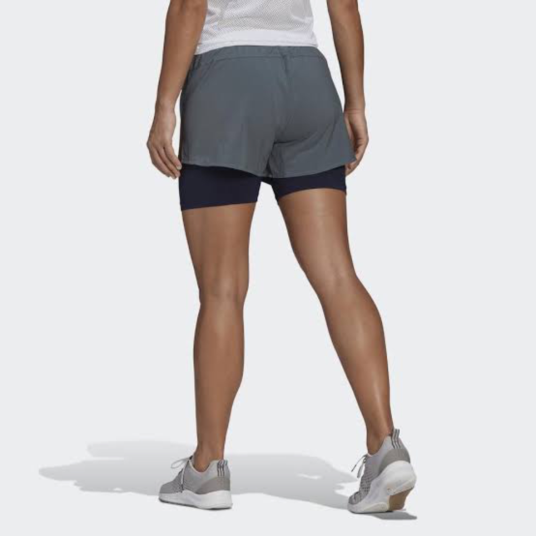 กางเกงวิ่ง Adidas PrimeBlue 2in1 Running Shorts Women (L)