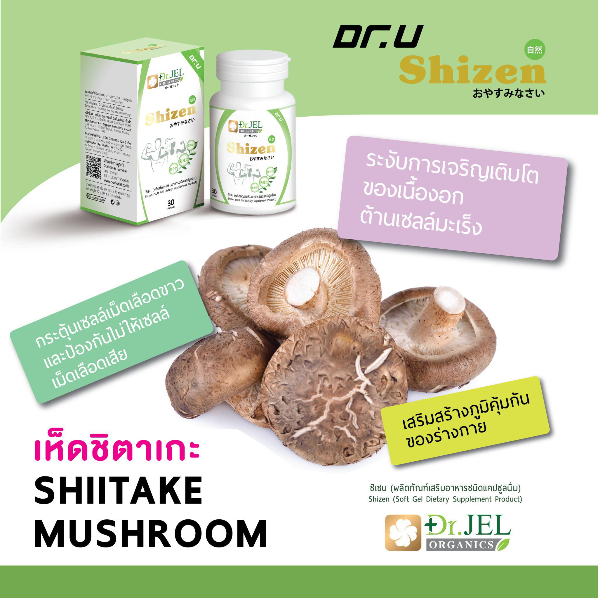 เห็ดชิตาเกะ Shizen Dr.U