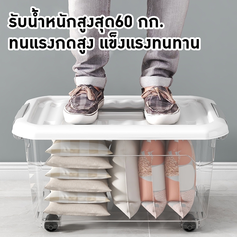 กล่องเก็บของพลาสติกใสอเนกประสงค์สำหรับใช้ในบ้าน! MCM