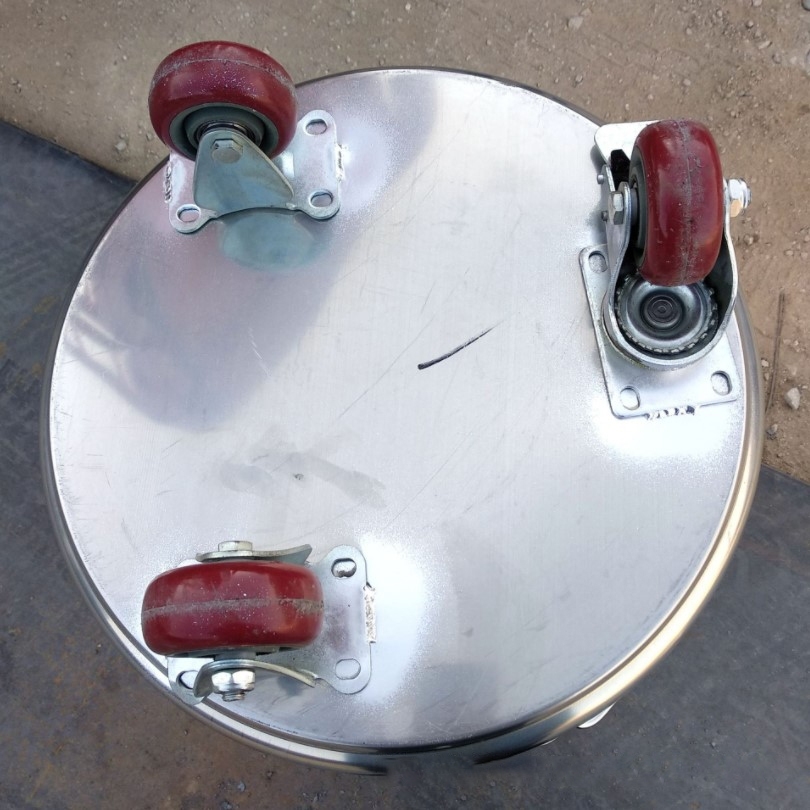 🌈ถังสแตนเลส เกรด 304 สำหรับผสมโดยเฉพาะ มีฝาปิด มีล้อเลื่อน มีก๊อกสำหรับถ่ายของเหลว (50L-300L) หม้อสแตนเลส MMT