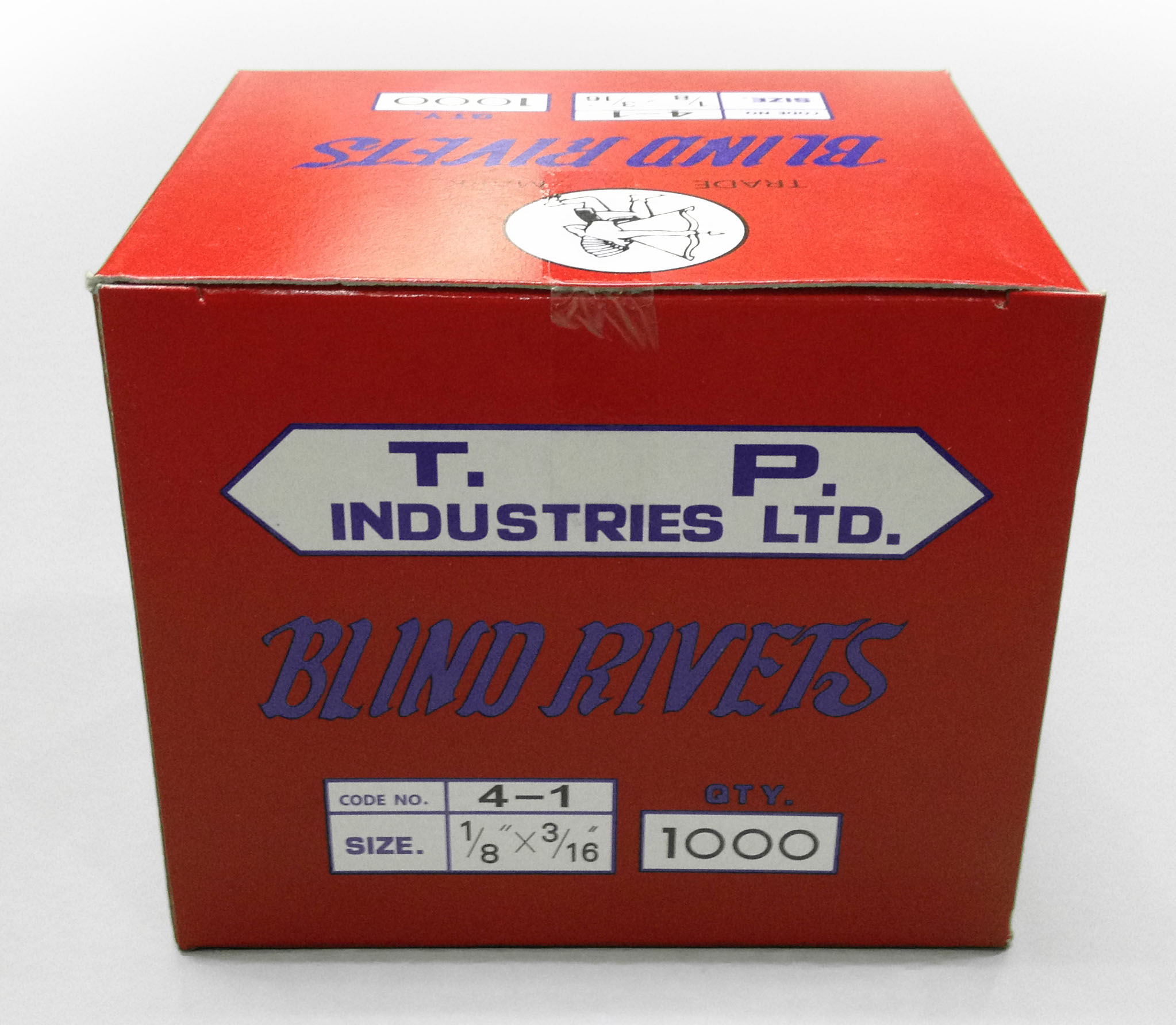 ตะปูยิงมีเนียม ตราคนป่า (กล่องสีแดง) BLIND RIVETS