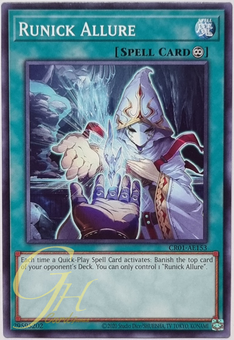 Yugioh [CR01-AE153] Runick Allure (Common)