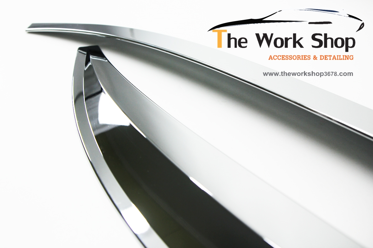 Chrome Door Visor for Picanto ( กันสาดแบบโครเมี่ยม )