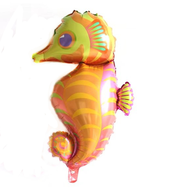 ลูกโป่งฟอยล์มม้าน้ำ / Sea Horse Foil Balloon