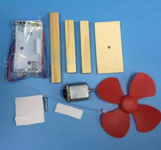 AppSoftTech ชุด DIY พัดลม ของเล่นแบบจำลองการทดลองฟิสิกส์วิทยาศาสตร์ประถมศึกษา ยอดนิยม