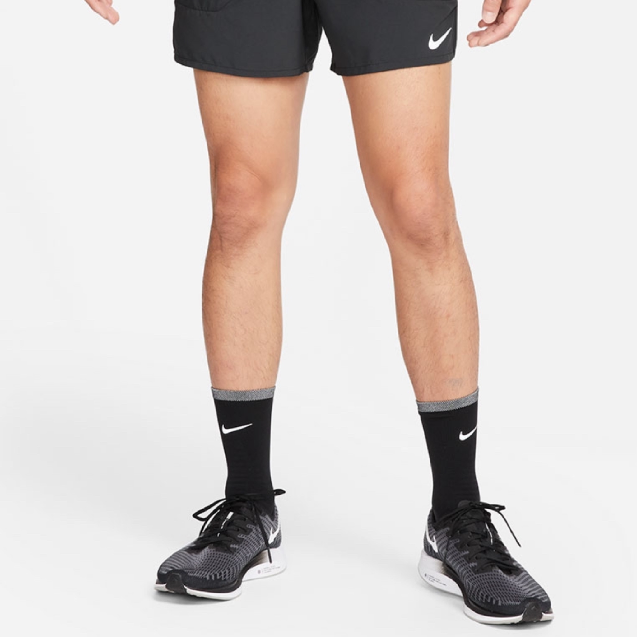 ถุงเท้าวิ่ง Nike Spark Cushioned Crew Running Socks ‘BLACK’ (M,L)