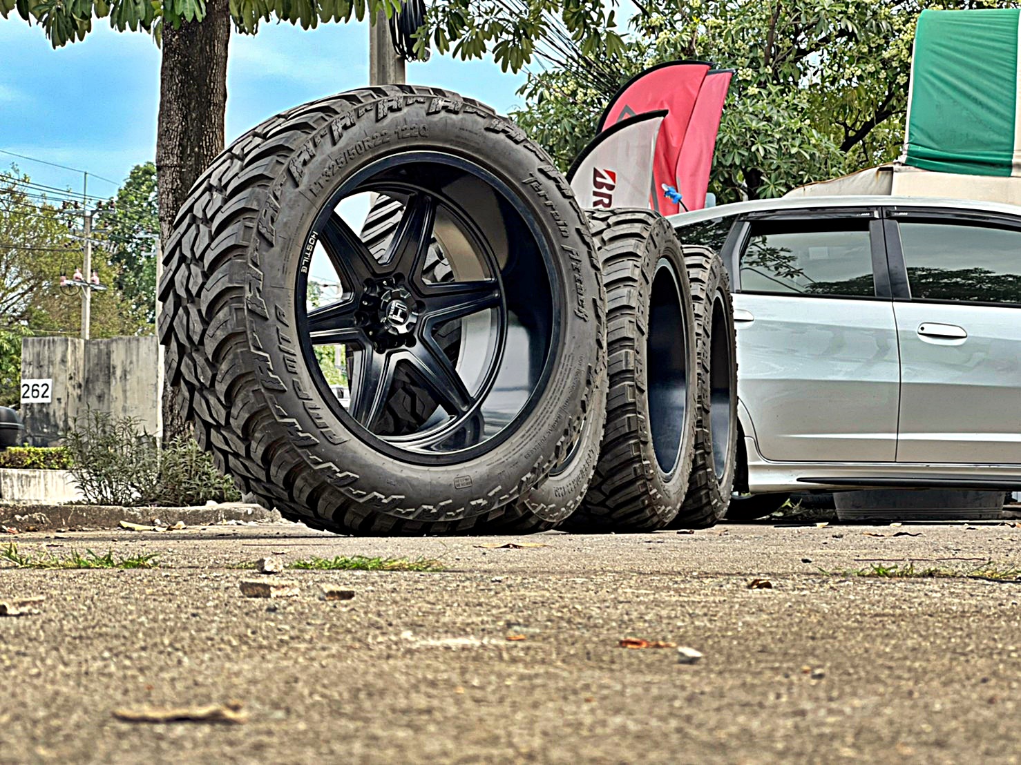 FORD RANGER ล้อ HOSTILE H117 ขอบ22 ที่ STEP9