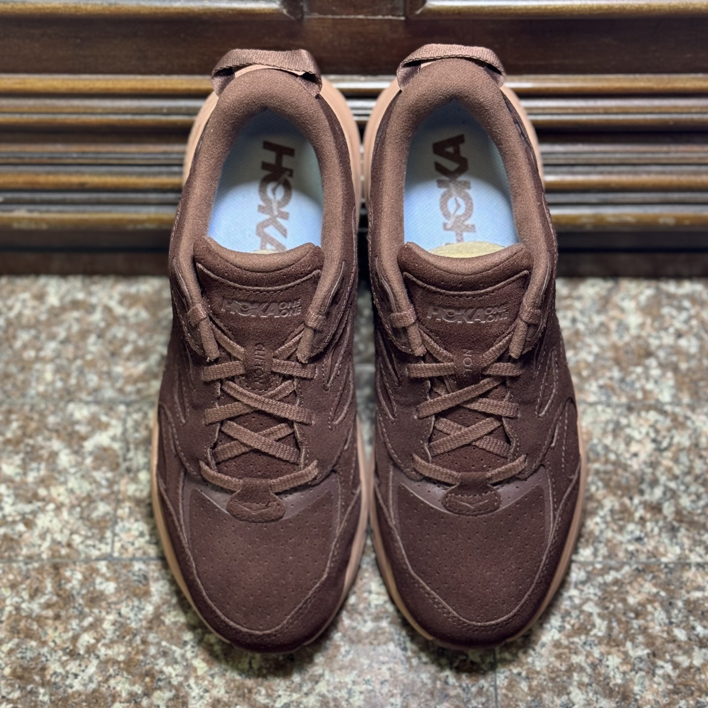 รองเท้า HOKA Clifton L Suede ‘Cappuccino’ (M9/9.5US)