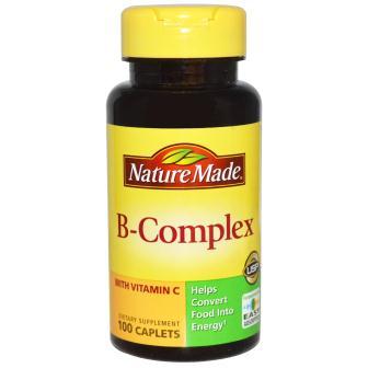 Nature Made, B-Complex with Vitamin C, 100 Caplets