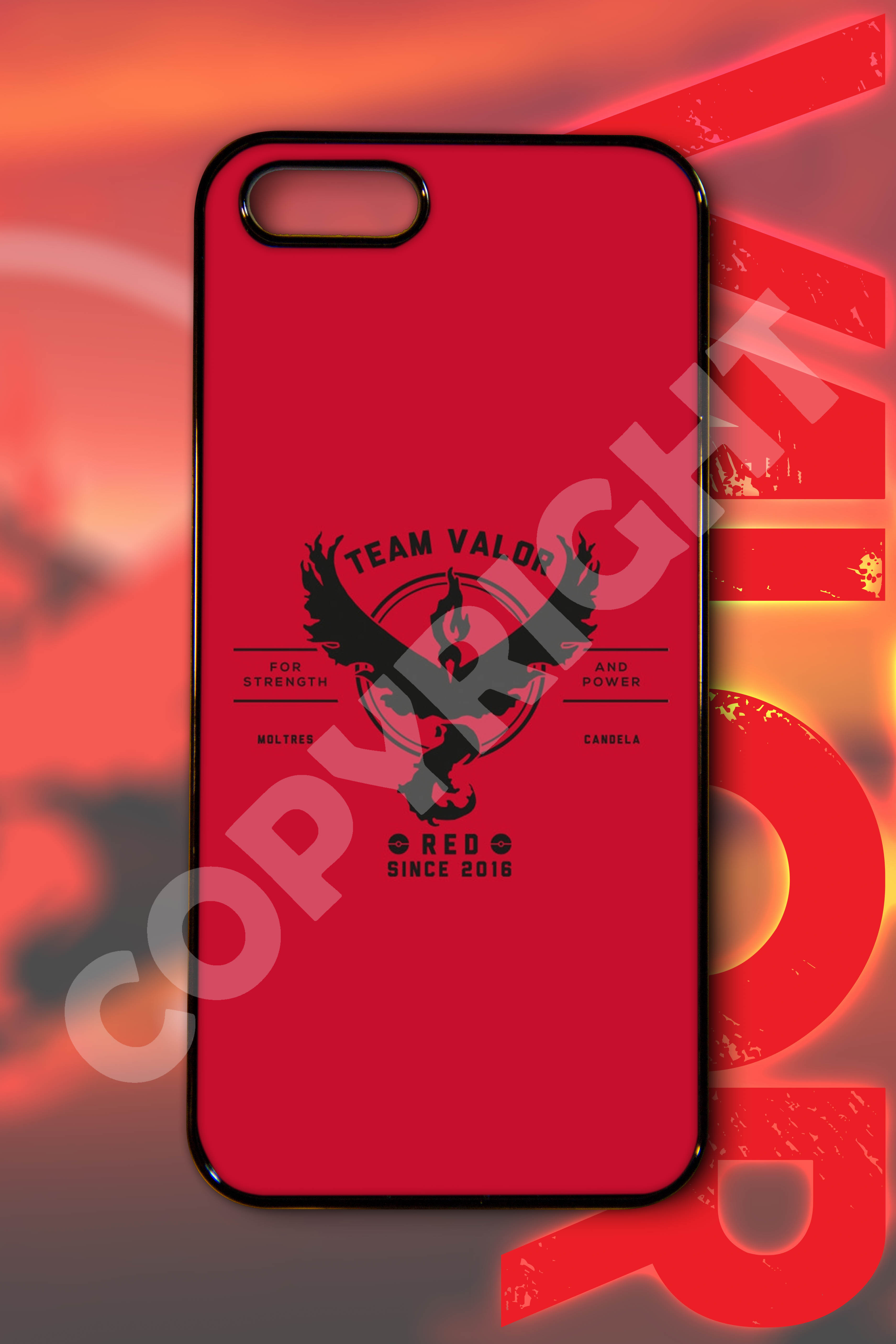 เคสลาย โปเกม่อน Team valor
