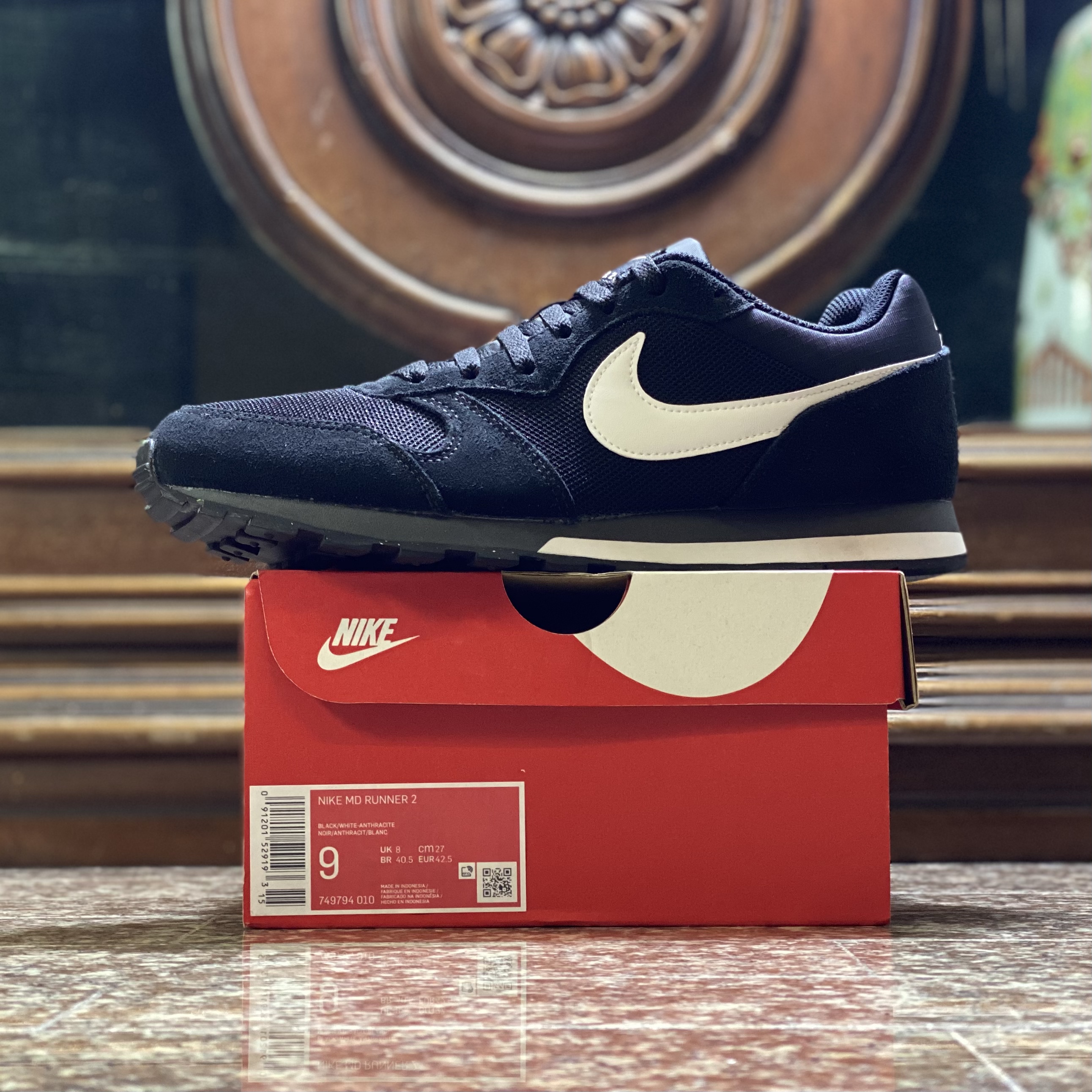 รองเท้า Nike MD Runner 2 ‘BLACK’ (M11US)
