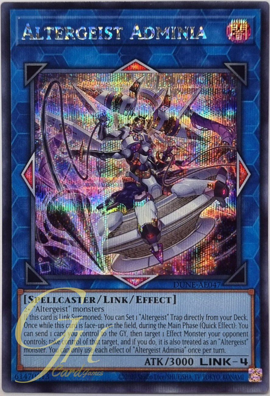 Yugioh [DUNE-AE047] Altergeist Adminia (Secret Rare)