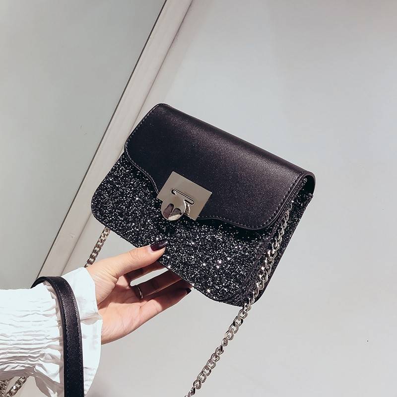 กระเป๋าสะพาย แต่งกลิตเตอร์