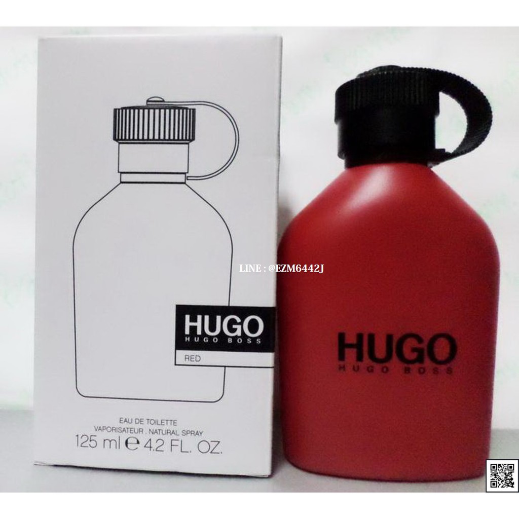 น้ำหอมแท้ HUGO BOSS RED FOR MEN EAU DE TOILETTE SPRAY 125 ML TESTER BOX ของใหม่ กล่องเทสเตอร์ ไม่เคยถูกฉีด