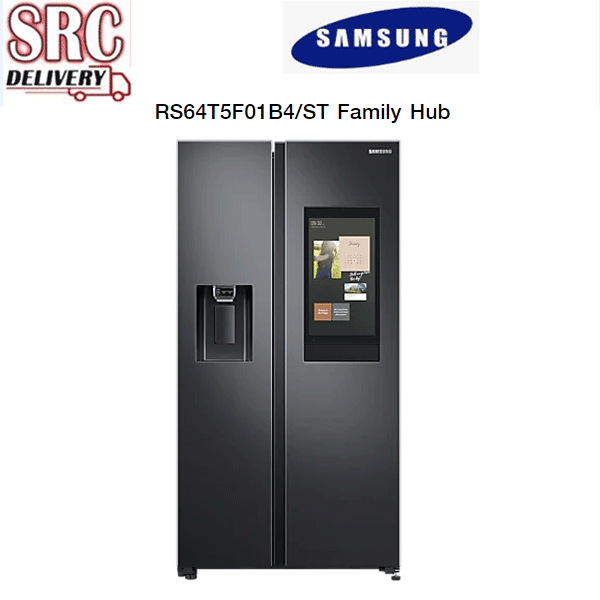 ตู้เย็น Samsung Side by Side รุ่น RS64T5F01B4/ST 21.8 คิว สอบถามสินค้า พร้อมส่วนลด ทัก line @srchomelcd