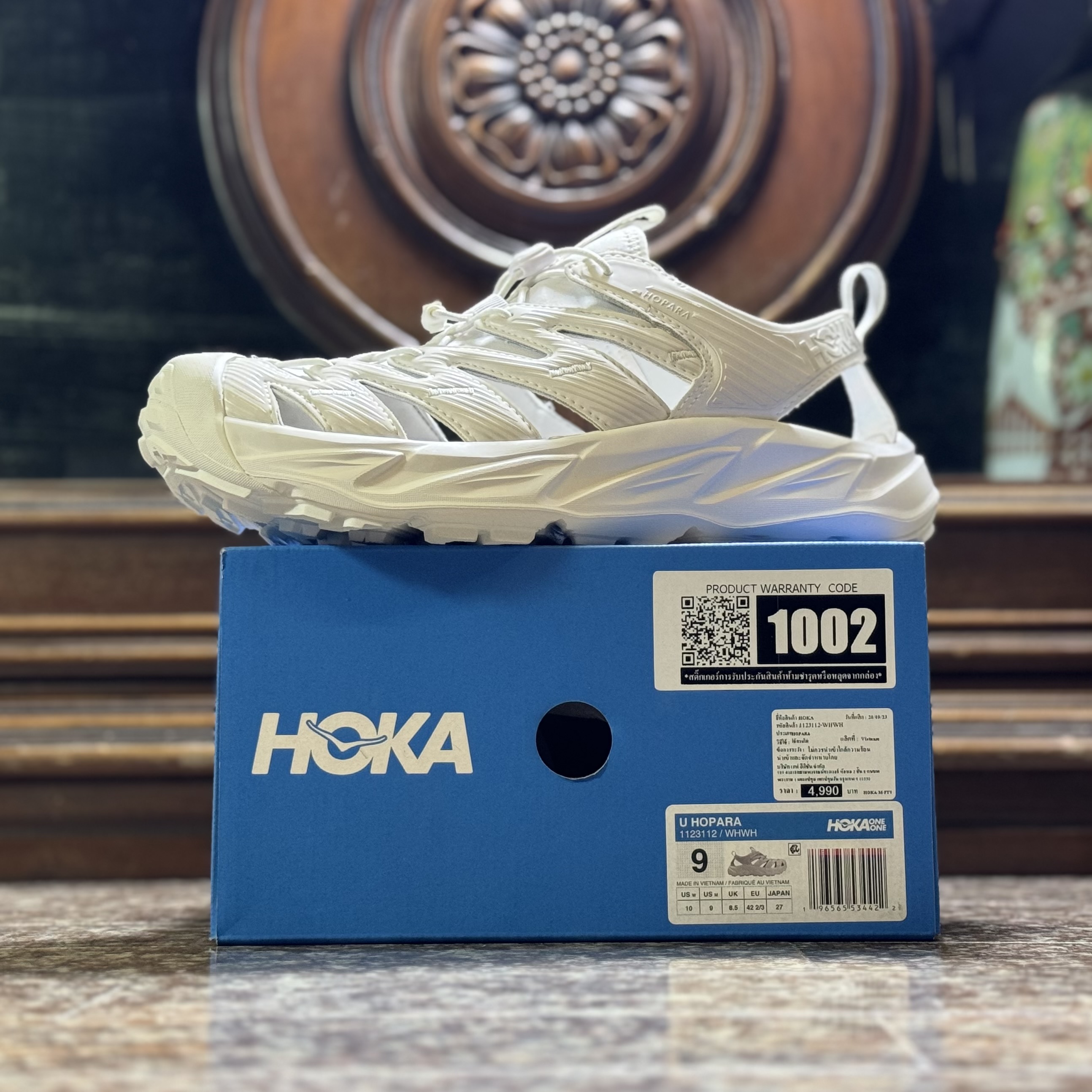 รองเท้า HOKA Hopara ‘TripleWhite’ (M9/10US)